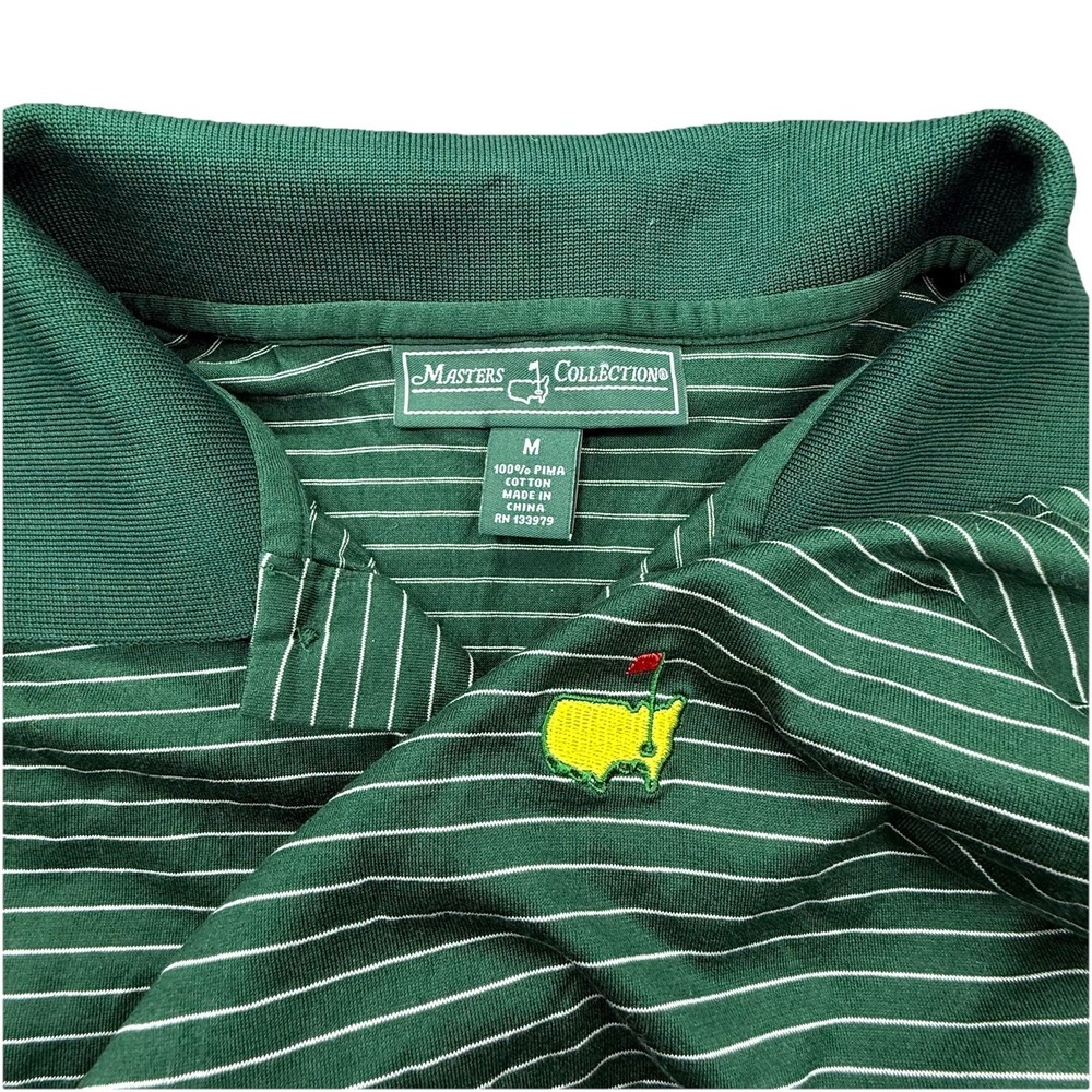 Masters Clubhouse Collection Polo Shirt Men's Medium Augusta Golf National